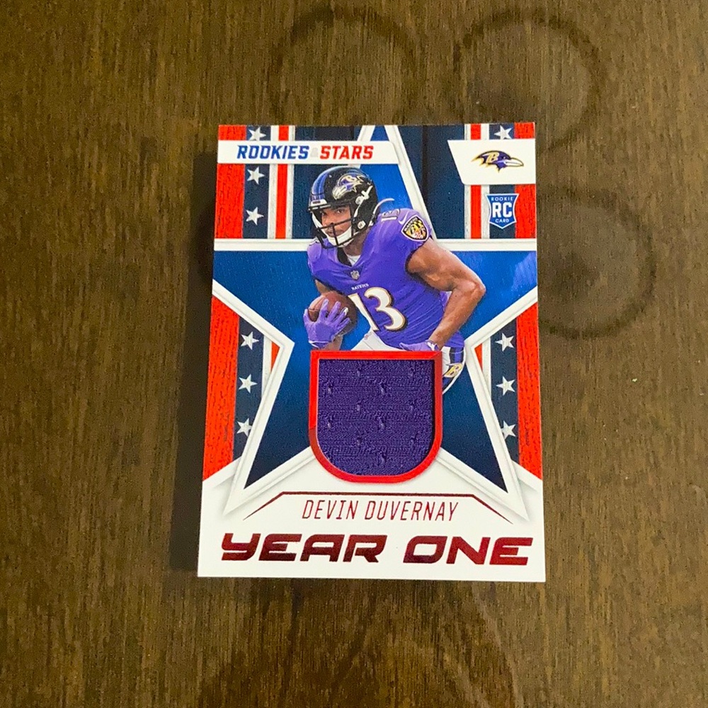 Devin Duvernay football card